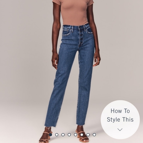Abercrombie & Fitch Denim - Abercrombie & Fit High Rise Mom Jean